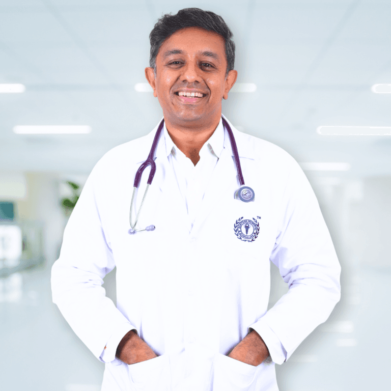 Portrait of Dr Nischay